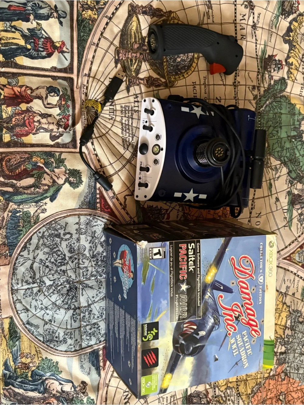 Xbox 360 accessories X52 Flight Control System - Navy Blue with White Star